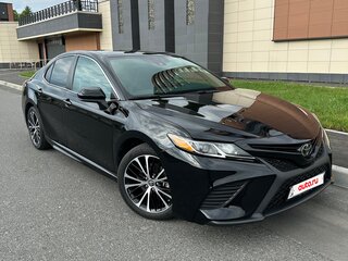 2020 Toyota Camry US Market VIII (XV70), чёрный, 3250000 рублей, вид 4