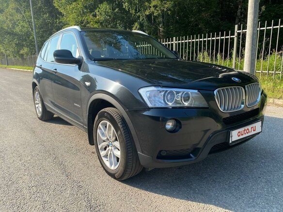 2013 BMW X3 30d xDrive II (F25), чёрный - вид 6