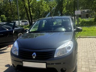 2010 Renault Sandero I, серый, 650000 рублей, вид 2