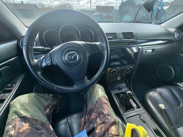 2006 Mazda 3 I (BK), синий, 450000 рублей - вид 3