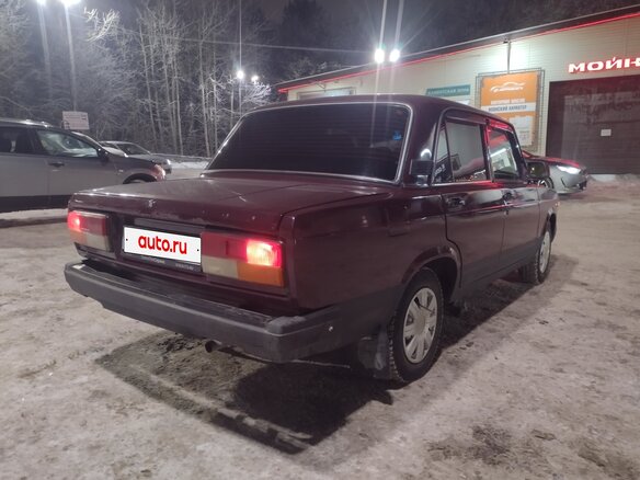 2008 Lada (ВАЗ) 2107, пурпурный, 250000 рублей - вид 9
