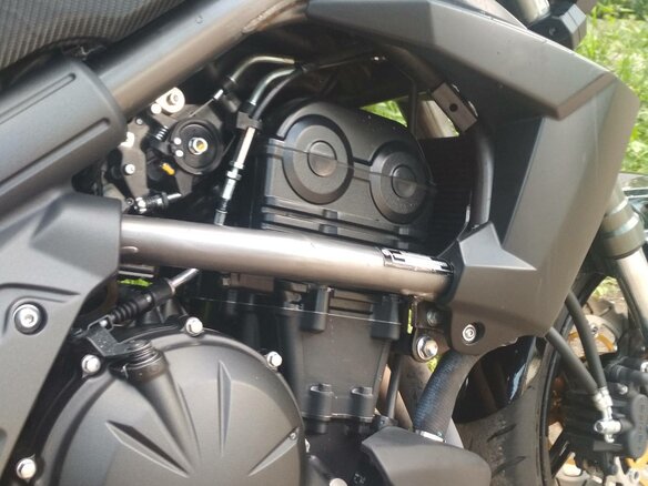 2015 Kawasaki Versys 650, чёрный, 469000 рублей - вид 6