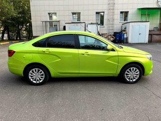2016 Lada (ВАЗ) Vesta I, жёлтый, 650000 рублей, вид 2