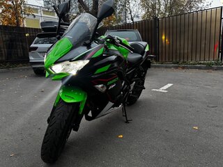 2022 Kawasaki ER-6F (Ninja 650R), зелёный, 670000 рублей, вид 4