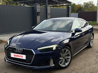 2022 Audi A5 Sportback 45 TFSI II (F5) Рестайлинг, синий, 3750000 рублей, вид 2