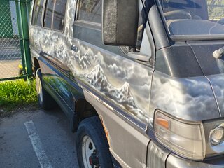 1994 Mitsubishi Delica III, синий, 360000 рублей, вид 3