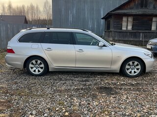 2008 BMW 5 серии 520d V (E60/E61) Рестайлинг, серый, 1350000 рублей, вид 4