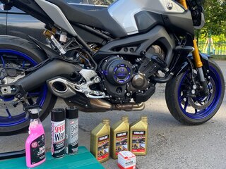 2019 Yamaha MT-09 (FZ-09), серебристый, 1050000 рублей, вид 3