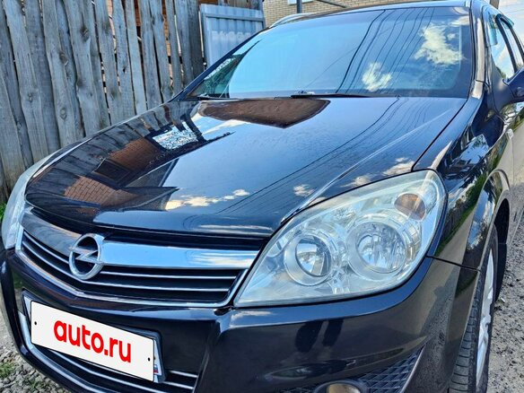 2008 Opel Astra H Рестайлинг, чёрный, 490000 рублей - вид 4