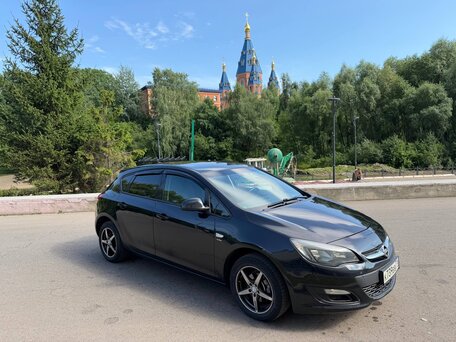 2013 Opel Astra J Рестайлинг, чёрный, 510000 рублей, вид 3