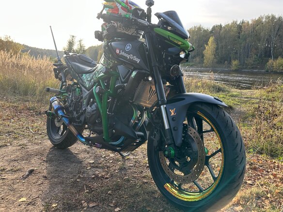 2021 Yamaha MT-03, синий, 966966 рублей - вид 15