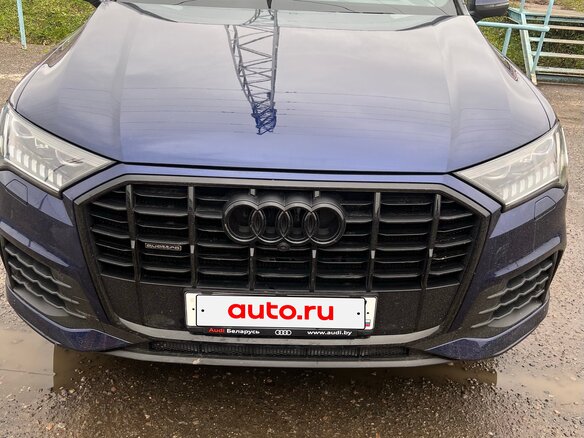2022 Audi Q7 45 TDI II (4M) Рестайлинг, синий, 11500042 рублей - вид 5