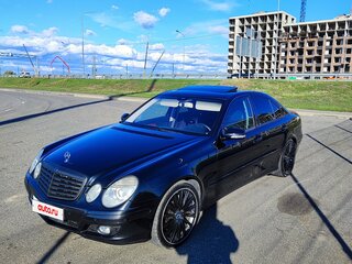 2006 Mercedes-Benz E-Класс 200 III (W211, S211) Рестайлинг, чёрный, 1000000 рублей, вид 3