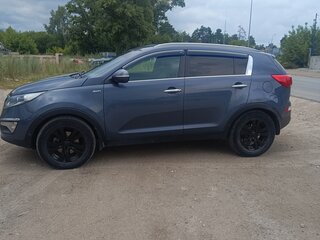 2014 Kia Sportage III Рестайлинг, синий, 1320000 рублей, вид 4