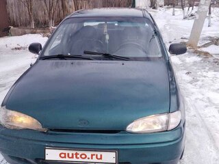 1996 Hyundai Accent I, зелёный, 170000 рублей, вид 4