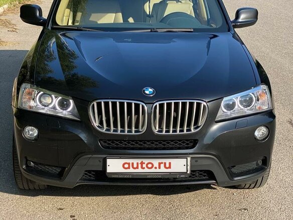 2013 BMW X3 30d xDrive II (F25), чёрный - вид 2