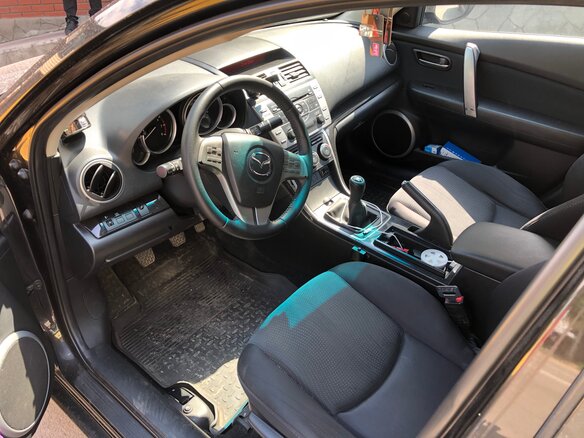 2008 Mazda 6 II (GH), чёрный, 620000 рублей - вид 13