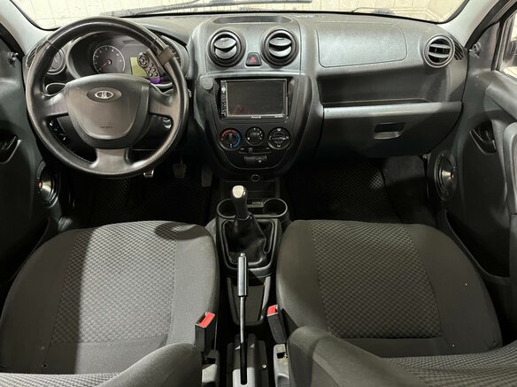 2013 Lada (ВАЗ) Granta I, чёрный, 210000 рублей - вид 17