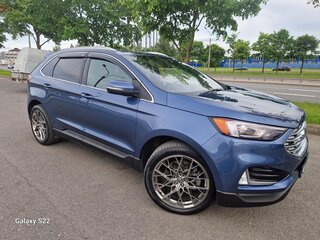 2019 Ford Edge II Рестайлинг, синий, 2700000 рублей, вид 4