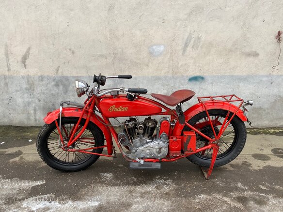 1926 Indian Scout, красный - вид 3