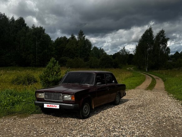 2007 Lada (ВАЗ) 2107, пурпурный, 130000 рублей - вид 5