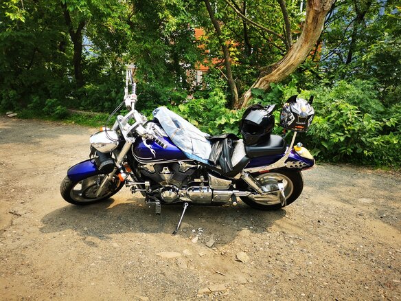 2002 Honda VTX 1800, синий, 870000 рублей - вид 16