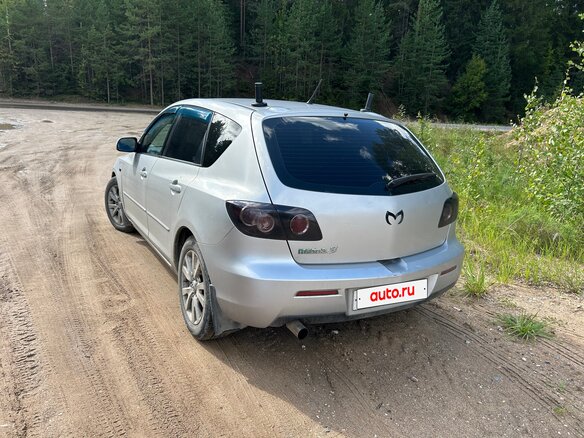 2007 Mazda 3 I (BK) Рестайлинг, серебристый, 450000 рублей - вид 3