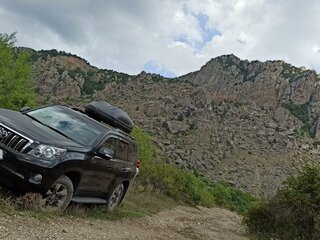 2013 Toyota Land Cruiser Prado 150 Series, чёрный, 3500000 рублей, вид 2
