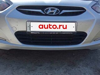 2014 Hyundai Solaris I Рестайлинг, серебристый, 1200000 рублей, вид 3