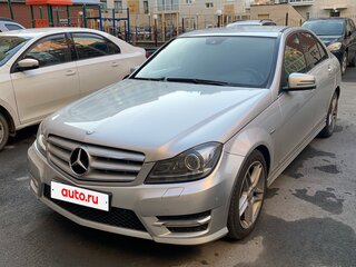 2012 Mercedes-Benz C-Класс 180 BlueEFFICIENCY III (W204) Рестайлинг, серебристый, 1550000 рублей, вид 2