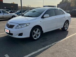 2008 Toyota Corolla AMT X (E140, E150), белый, 650000 рублей, вид 3
