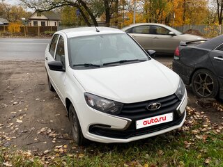 2019 Lada (ВАЗ) Granta I Рестайлинг, белый, 520000 рублей, вид 4