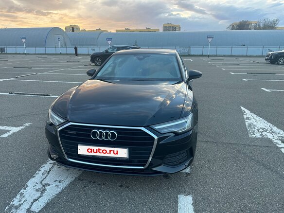 2021 Audi A6 45 TFSI V (C8), чёрный, 3870000 рублей - вид 1