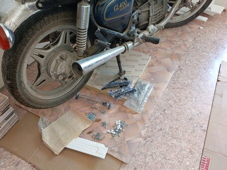 1983 Honda GB 400, синий, 350000 рублей, вид 2