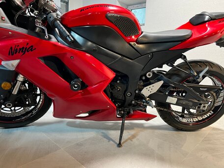 2007 Kawasaki ZX-6 Ninja, красный, 649000 рублей, вид 4