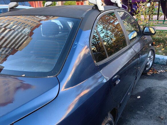 2004 Hyundai Elantra III (XD2) Рестайлинг, синий, 280000 рублей - вид 12