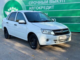 2013 Lada (ВАЗ) Granta I, белый, 375000 рублей, вид 2