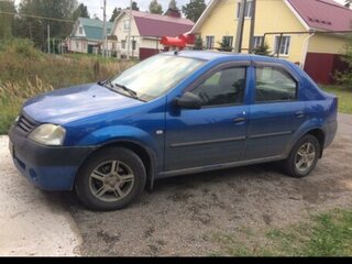 2007 Renault Logan I, синий, 470000 рублей, вид 4