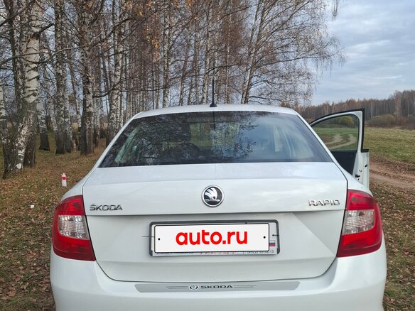 2016 Skoda Rapid I, белый, 720000 рублей - вид 9