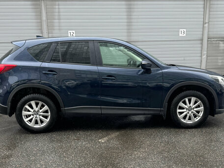 2015 Mazda CX-5 I Рестайлинг, синий, 1169000 рублей, вид 4