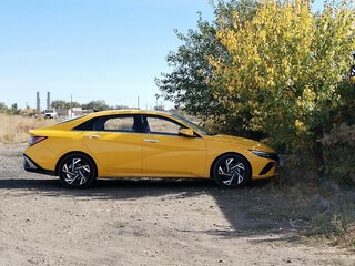 2023 Hyundai Elantra VII (CN7), жёлтый, 3200000 рублей, вид 5