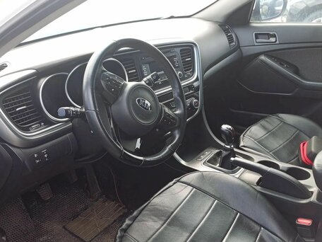 2015 Kia Optima III Рестайлинг, белый, 1200000 рублей, вид 3