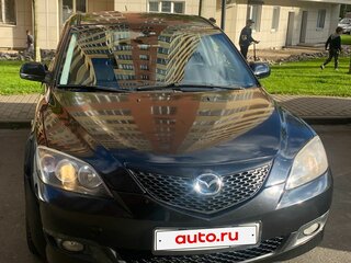 2007 Mazda 3 I (BK) Рестайлинг, чёрный, 500000 рублей, вид 2