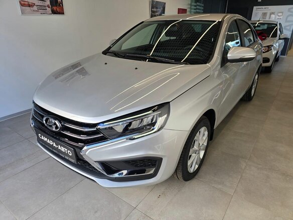 2026 Lada (ВАЗ) Vesta I Рестайлинг (NG), серебристый, 1875000 рублей - вид 1