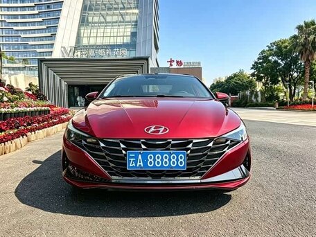 2022 Hyundai Elantra VII (CN7), красный, 1221000 рублей, вид 2