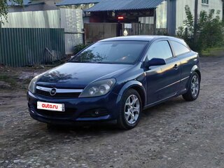 2008 Opel Astra GTC H Рестайлинг, синий, 490000 рублей, вид 1