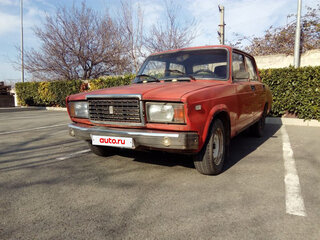 1990 Lada (ВАЗ) 2107, красный, 100000 рублей, вид 1