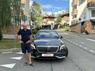 2018 Mercedes-Benz Maybach S-Класс 560 I (X222) Рестайлинг, чёрный, 7500000 рублей, вид 5