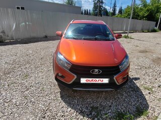 2021 Lada (ВАЗ) Vesta SW I, оранжевый, 1050000 рублей, вид 4