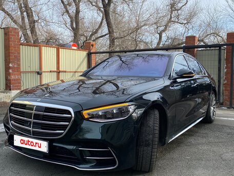 2020 Mercedes-Benz S-Класс 400 d 4MATIC VII (W223), зелёный, 8000000 рублей, вид 1
